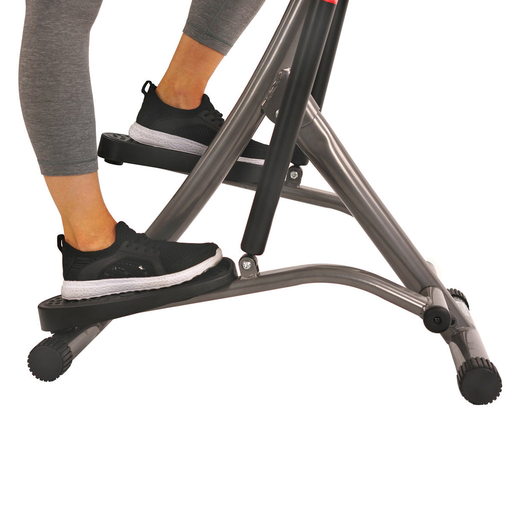 Folding Climbing Stepper Step Machine w/ LCD Monitor