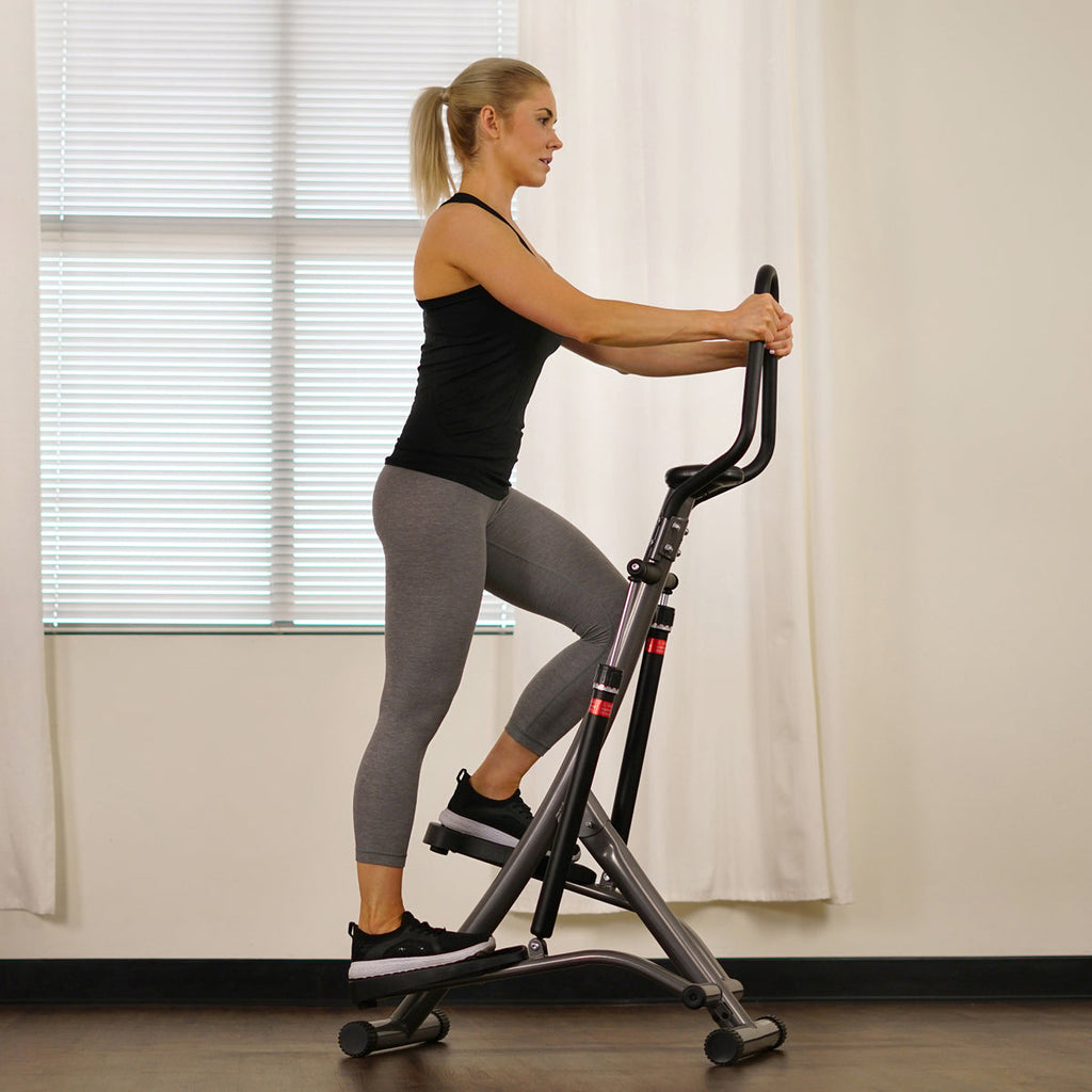 Folding Climbing Stepper Step Machine w/ LCD Monitor
