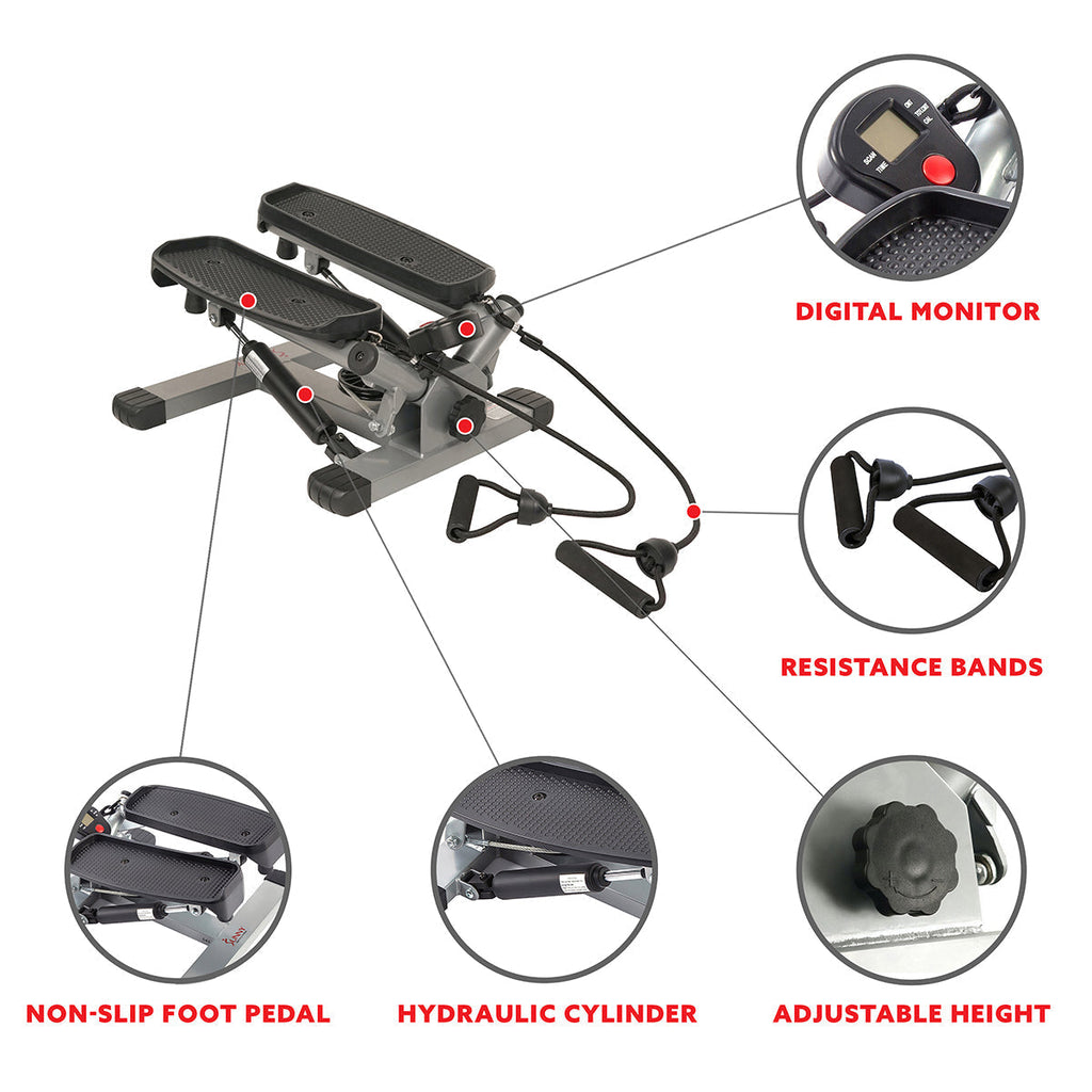 Twist Stepper w/ Resistance Bands