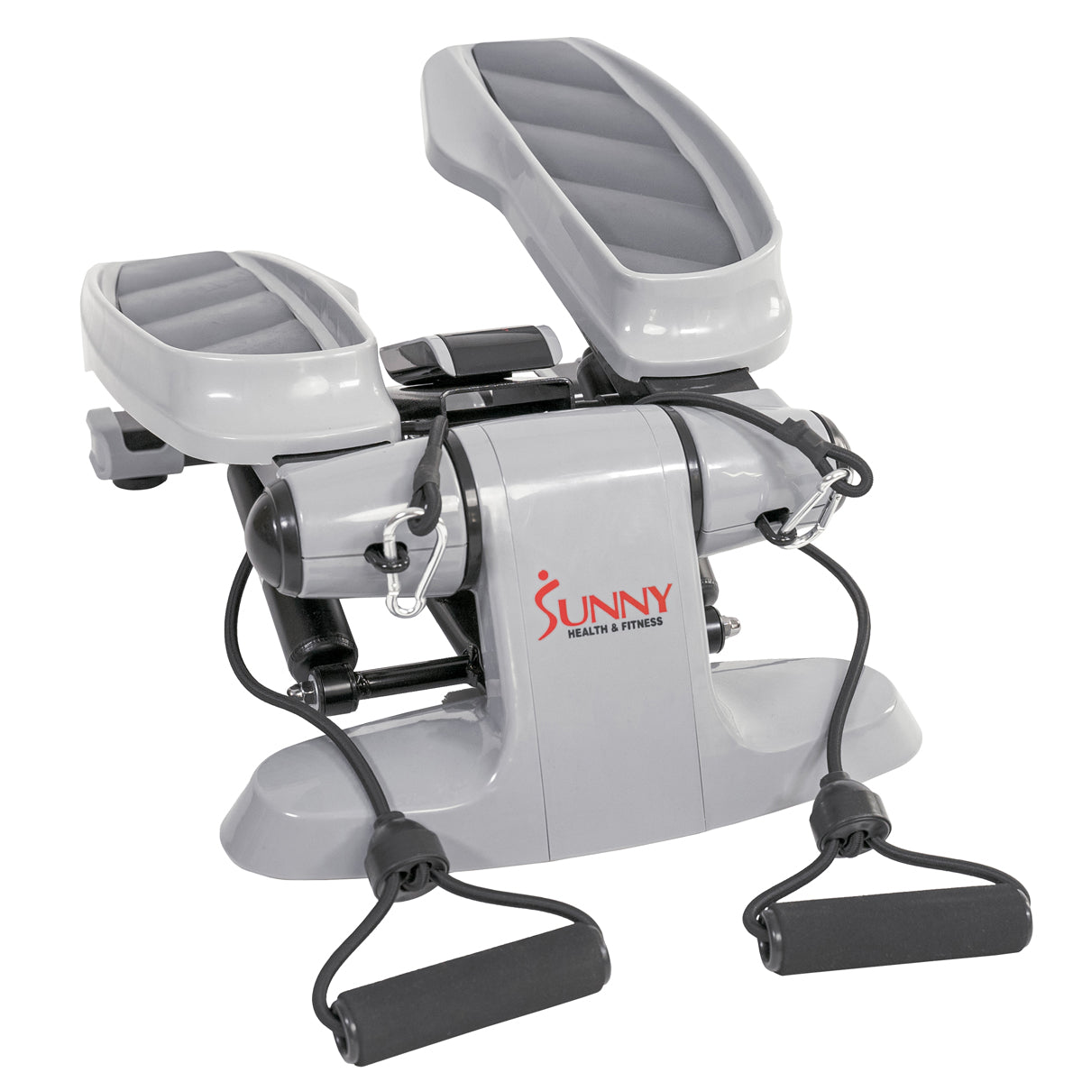 Versa Stepper Step Machine w/ Wide Non-Slip Pedals, Resistance Bands and LCD Monitor