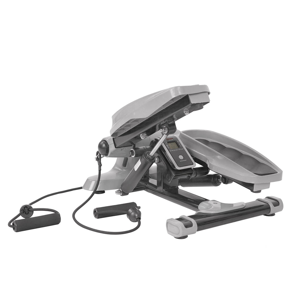 Versa Stepper Step Machine w/ Wide Non-Slip Pedals, Resistance Bands and LCD Monitor