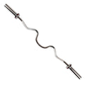 48" Olympic Super Curl Bar w/ Ring Collars