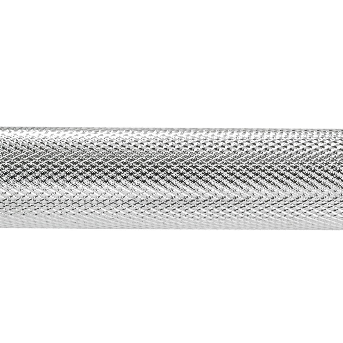 60 in Threaded Chrome Barbell Bar, 1 in Barbell Diameter w/ Ring Collars