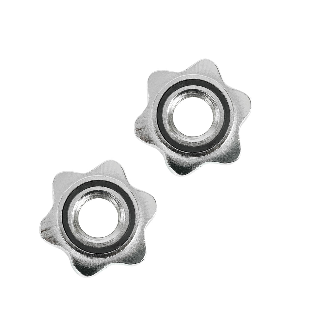 60 in Threaded Chrome Barbell Bar, 1 in Barbell Diameter w/ Ring Collars