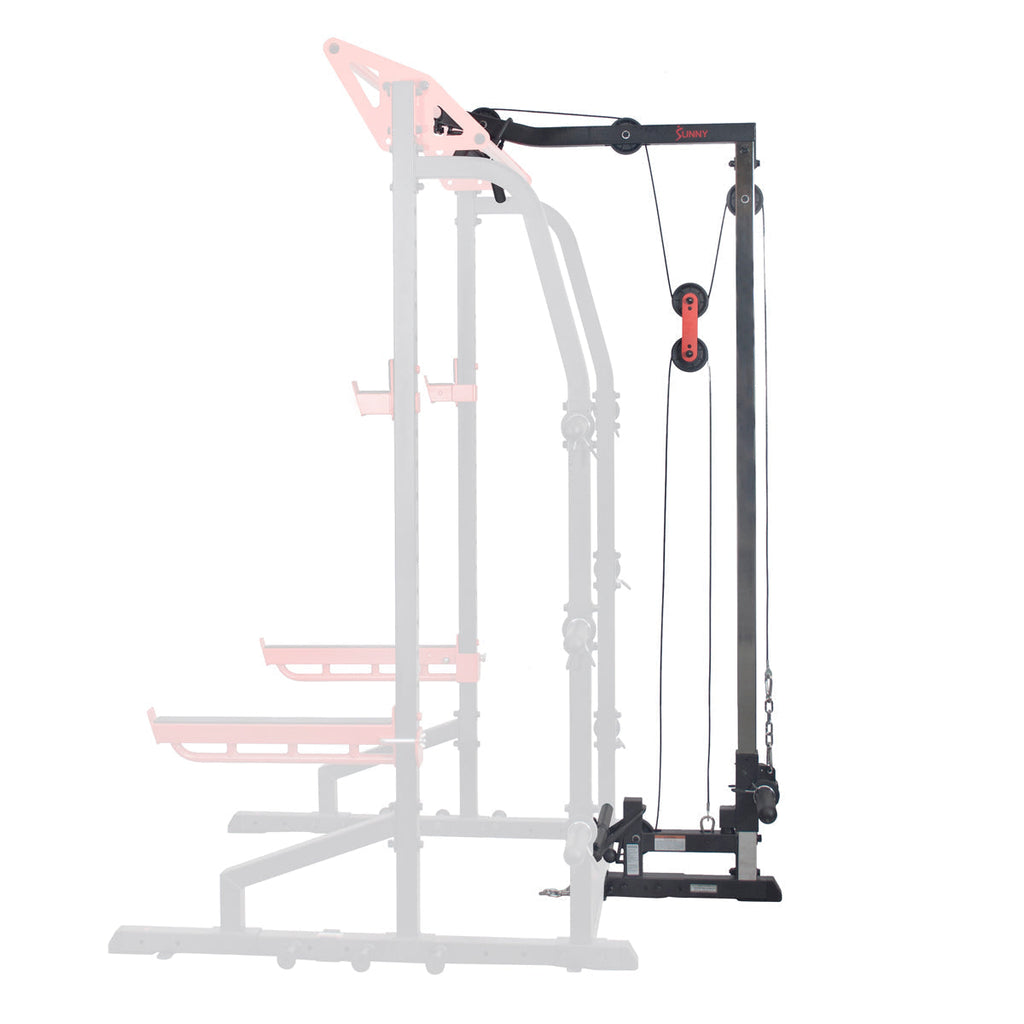 Lat Pull Down Attachment Pulley System for Power Racks