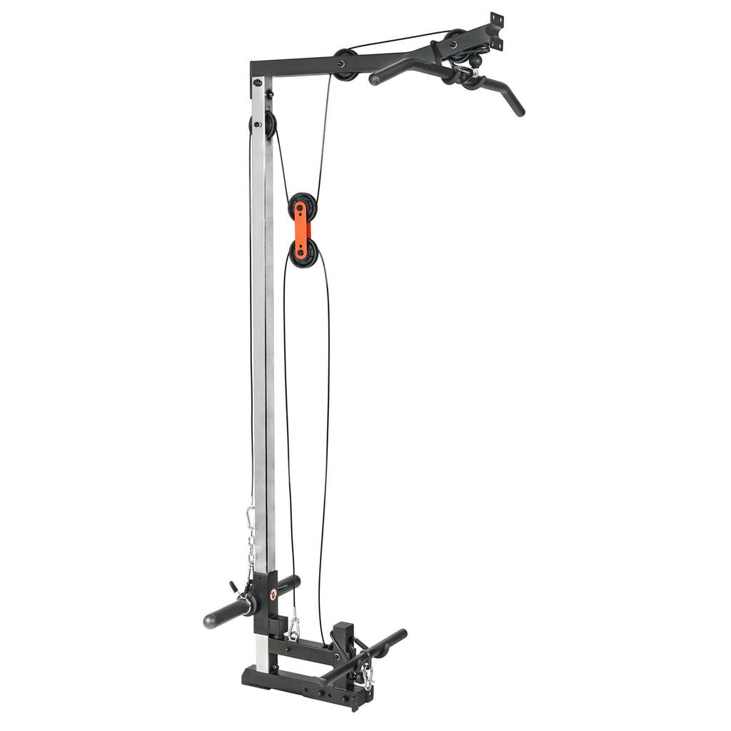 Lat Pull Down Attachment Pulley System for Power Racks
