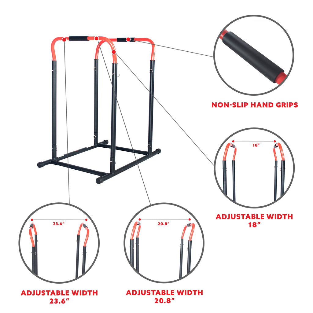 High Weight Capacity Adjustable Dip Stand Station