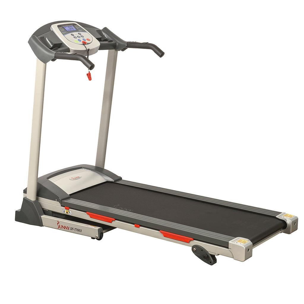 Electric Treadmill w/ 9 Programs, Manual Incline, Easy Handrail Controls & Preset Button Speeds