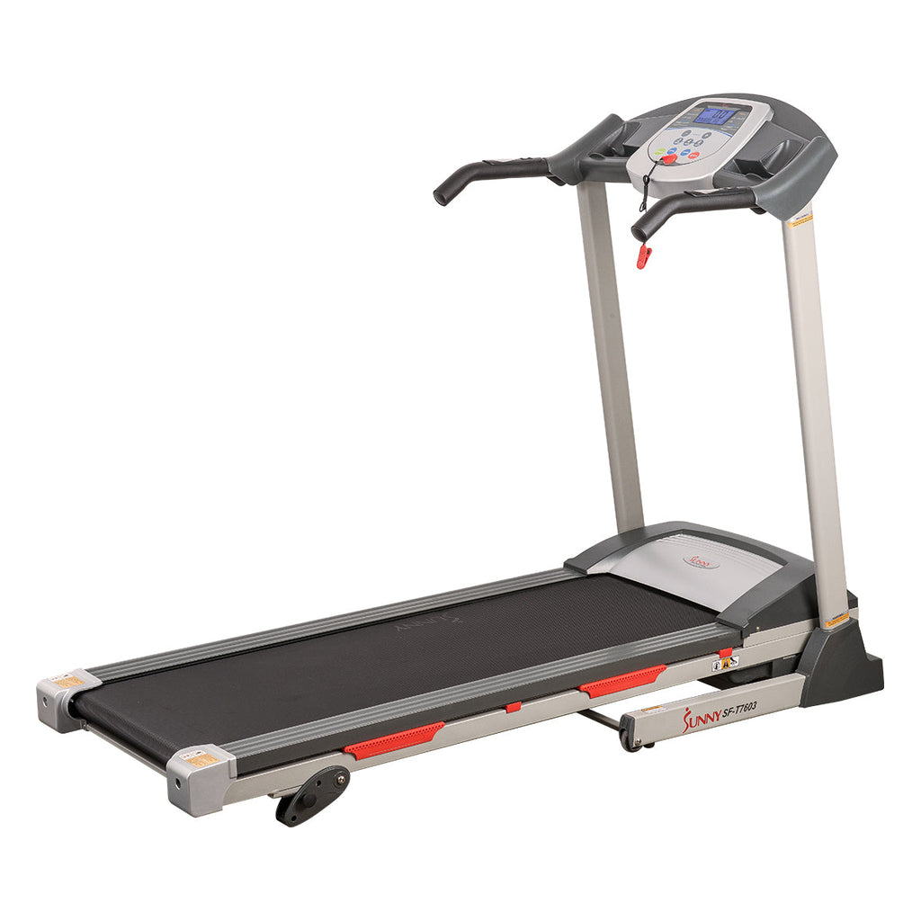 Electric Treadmill w/ 9 Programs, Manual Incline, Easy Handrail Controls & Preset Button Speeds