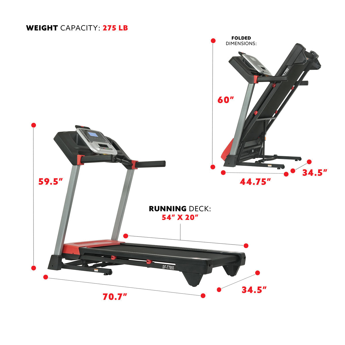 Evo-Fit Incline Treadmill with Bluetooth and Dual Device Holders