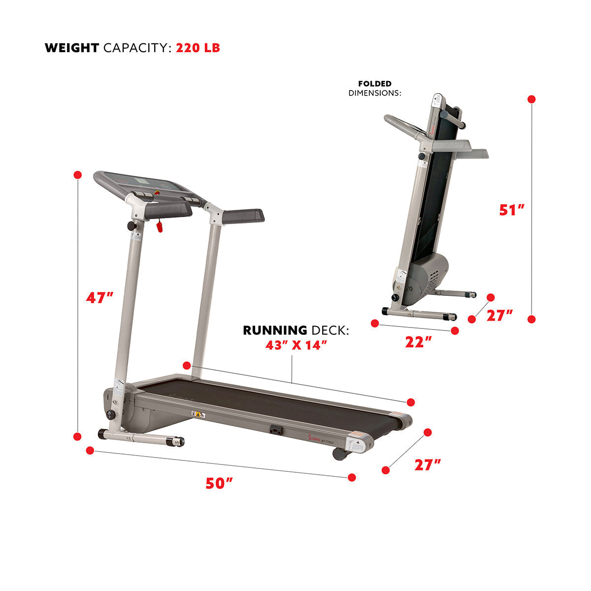 Foldable Walking Treadmill