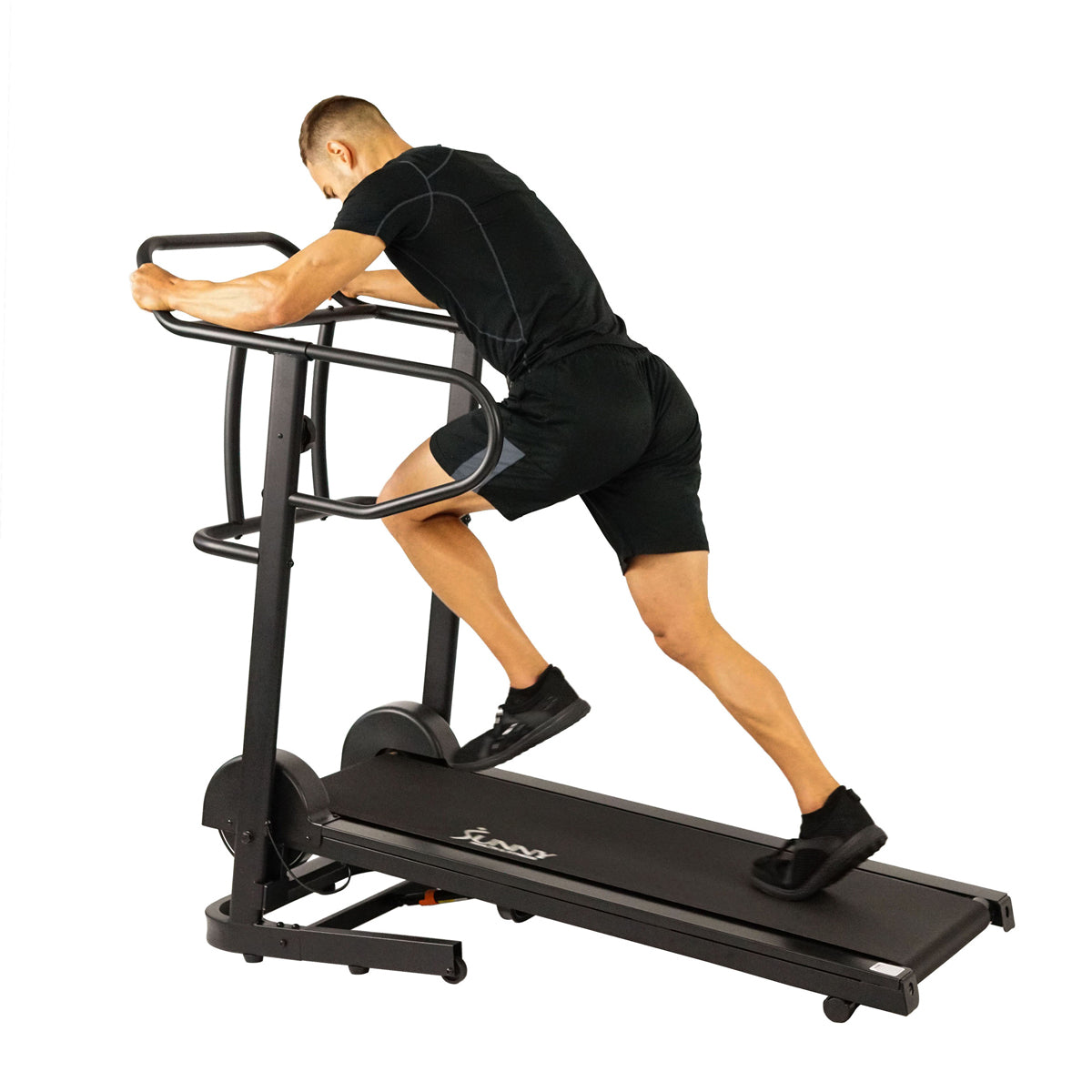 Force Fitmill Manual Treadmill w/ High Weight Capacity, Magnetic Resistance and Dual Flywheel