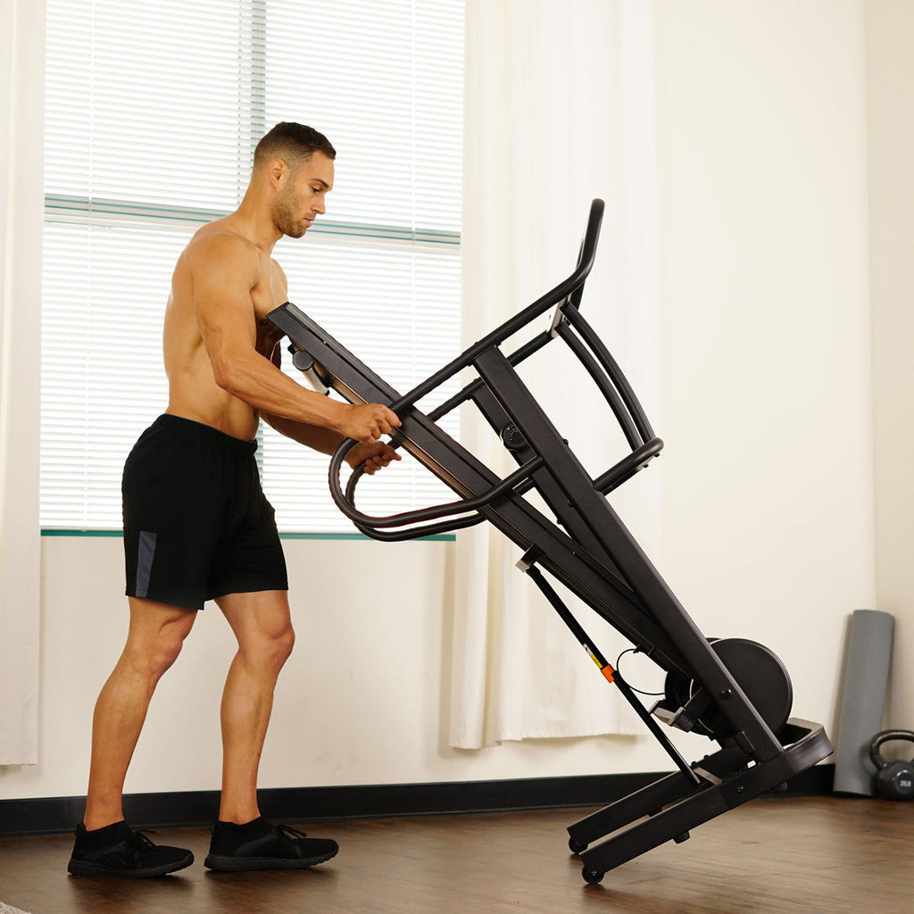 Force Fitmill Manual Treadmill w/ High Weight Capacity, Magnetic Resistance and Dual Flywheel