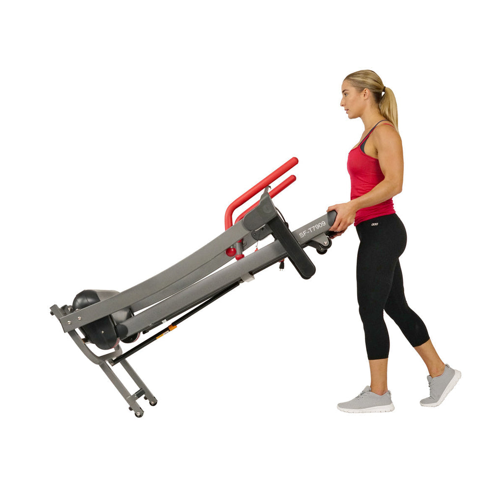 Incline Treadmill with Bluetooth Speakers and USB Charging Function