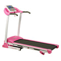 Pink Treadmill w/ Manual Incline and LCD Display