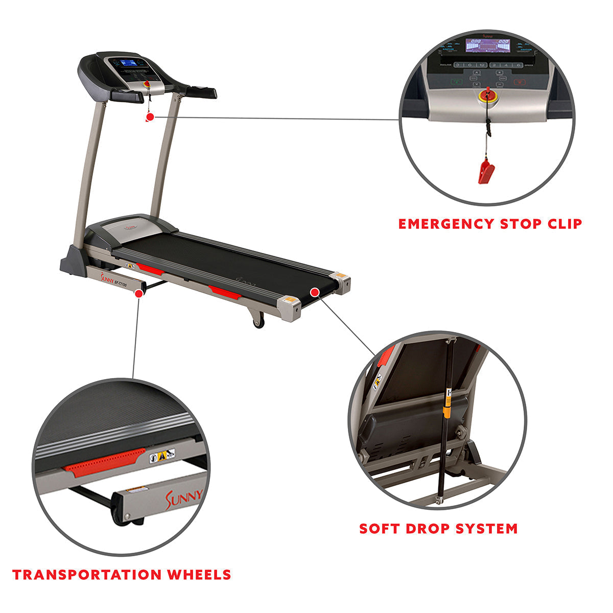 Portable Treadmill w/ Auto Incline, LCD, Smart APP and Shock Absorber