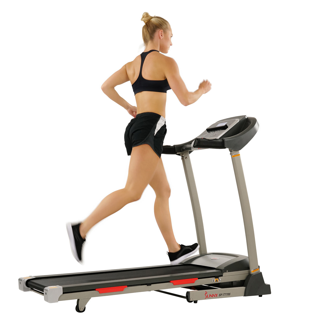 Portable Treadmill w/ Auto Incline, LCD, Smart APP and Shock Absorber