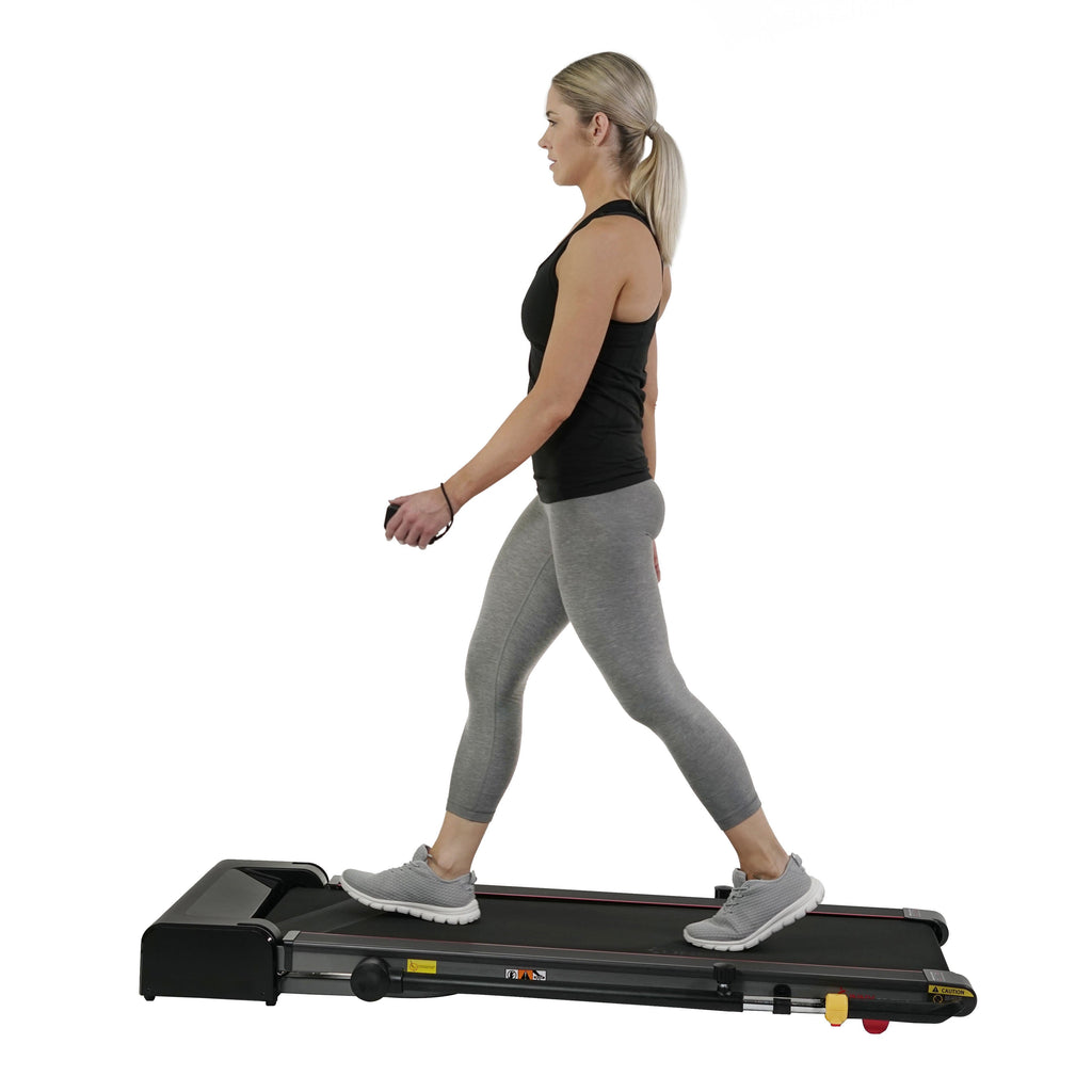 Slim Folding Treadmill Trekpad with Arm Exercisers